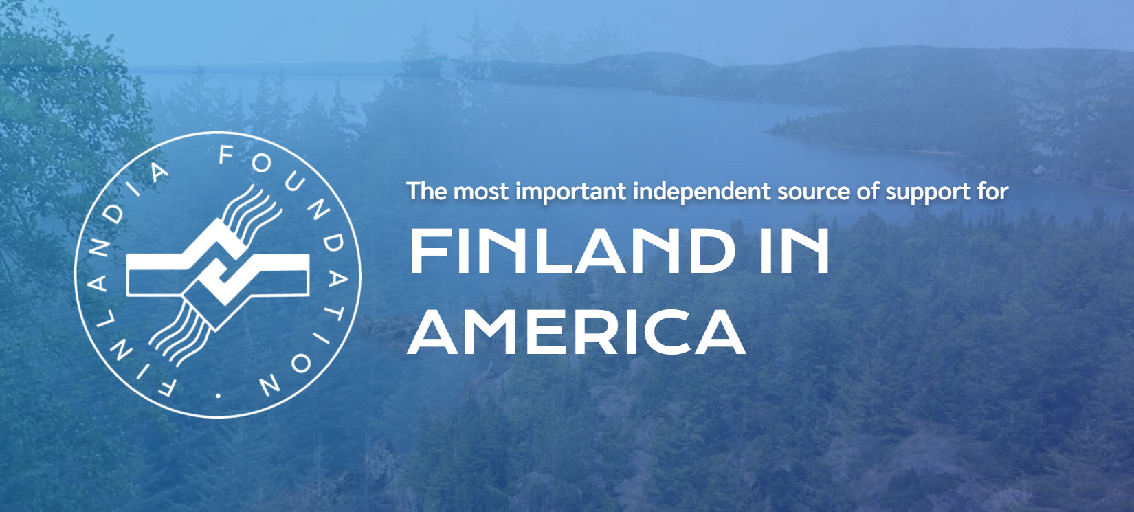 Finlandia Foundation National — Finland in America banner