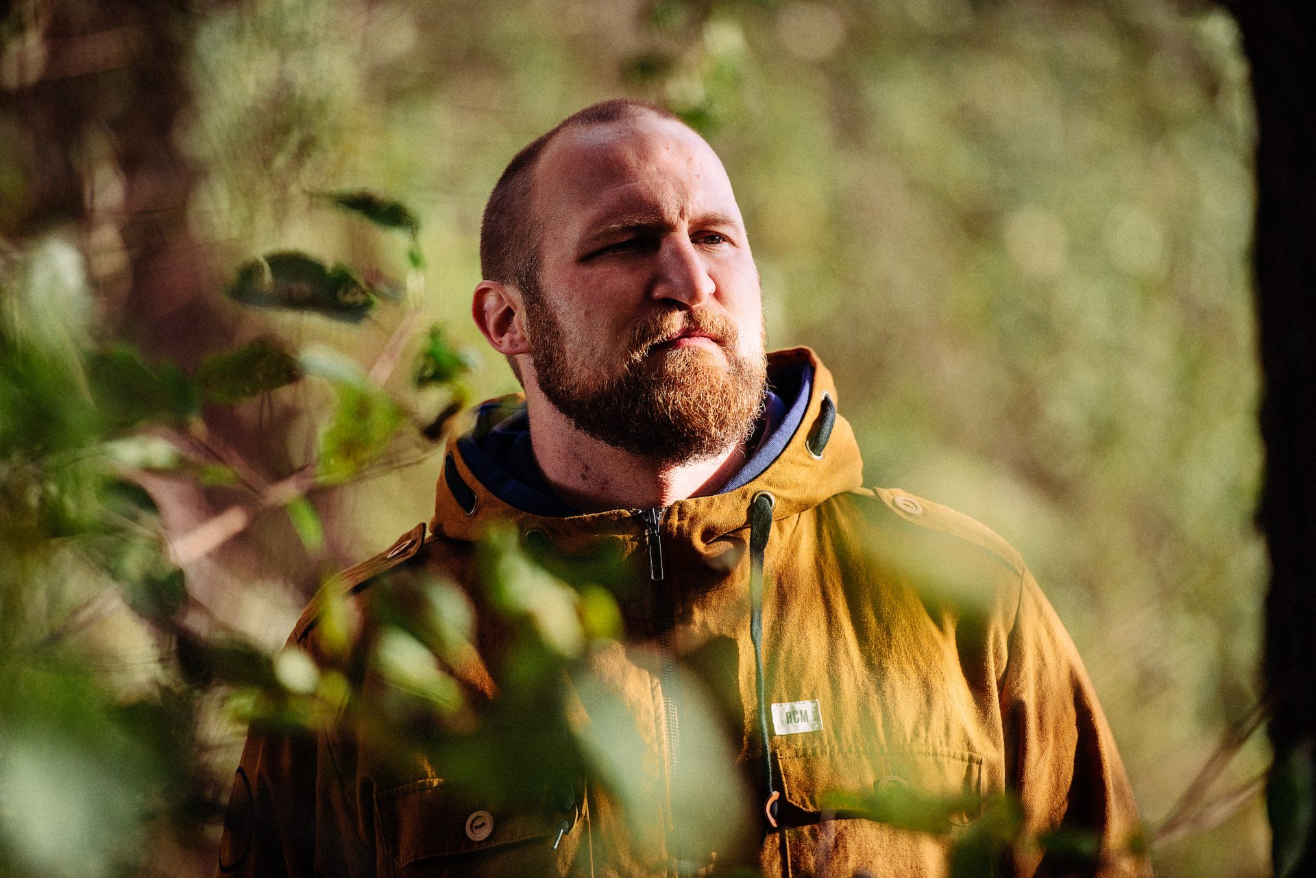 Paleface outdoors in a wooded setting