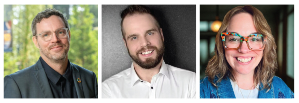 Robert Strand, Elias Revonta, and Stephanie Alles — Nordic Business Luncheon speakers